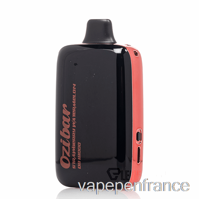 Stylo Vape Jetable à La Fraise Et à La Pastèque Ozibar 18000